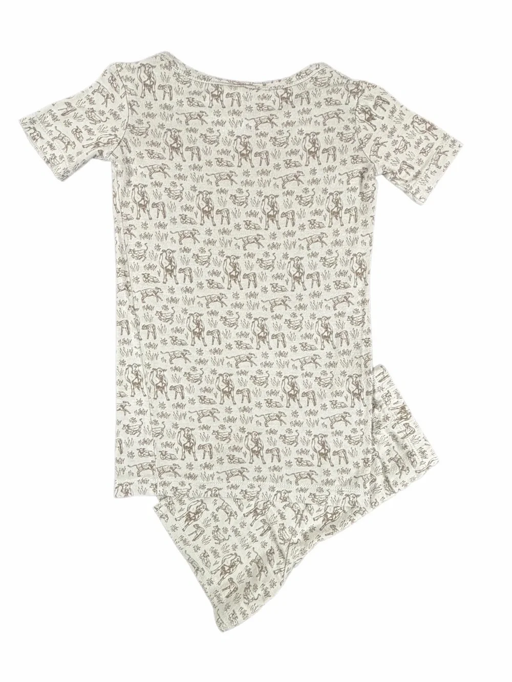 KATE QUINN Cow Print Bamboo Pajama Set - 5